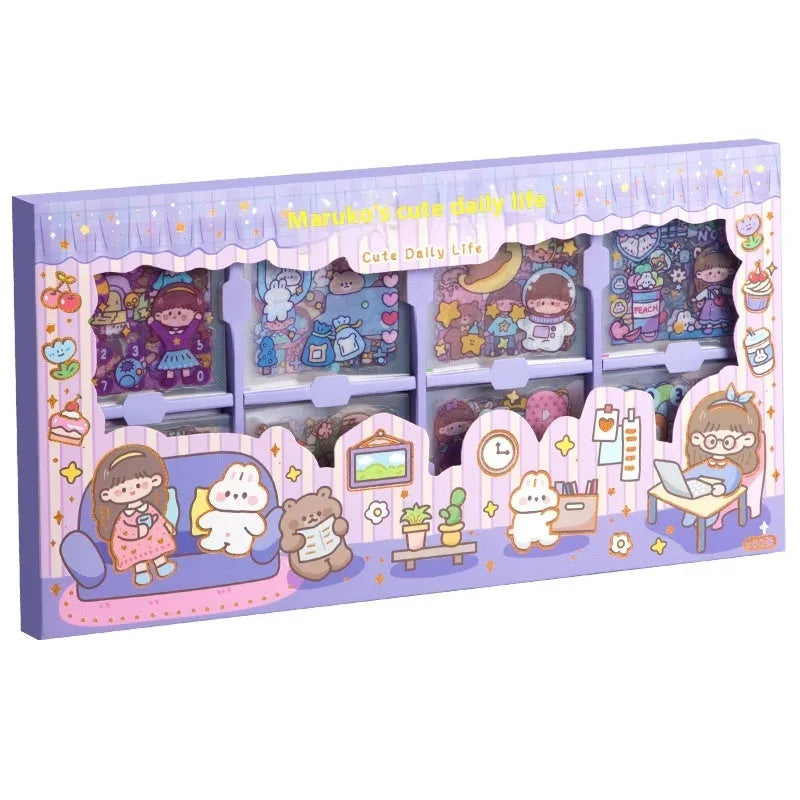 Children's decorative sticker sheets in five theme options for notebooks and cards