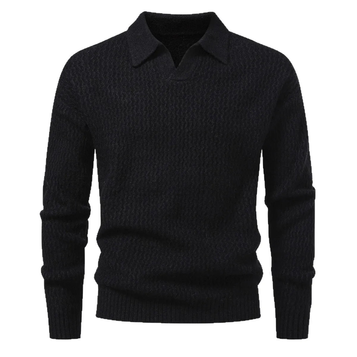 Men's cable knit turtleneck sweater, loose thickened long sleeve pullover in light grey, black or burgundy