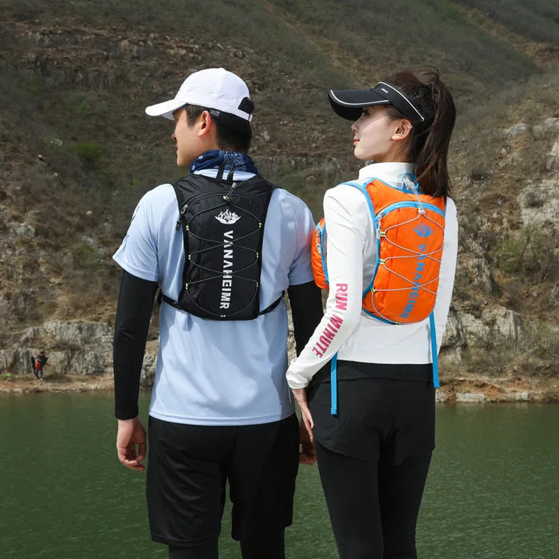 Ultra-light waterproof outdoor backpack in multiple colours with air pillow belt system