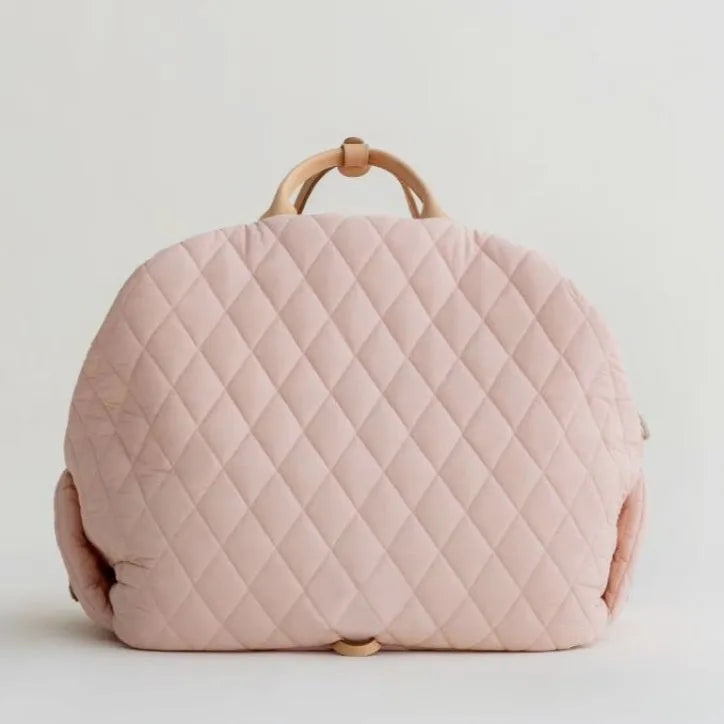 Removable nylon waterproof pet bag in khaki, grey green, pink, beige or black, large 45x34x38cm and small 45x22x34cm