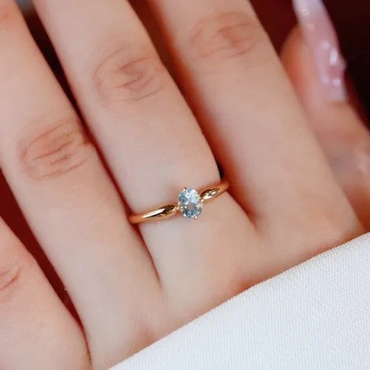 S925 sterling silver geometric ring with micro inlay yellow gold colour BZ0581 on white background