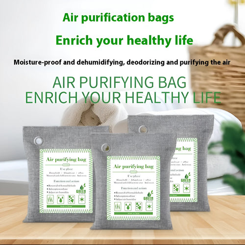 Bamboo charcoal wrapped formaldehyde removal activated carbon bags for household air purification