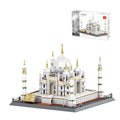Wange building blocks set with over 800 ABS plastic pieces for landmark construction