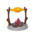 A 30cm cubic tumbling cat feeder toy for slow feeding and interactive play.