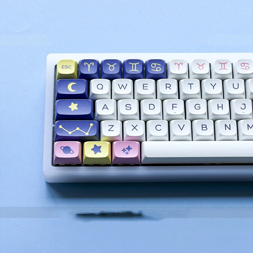 Magician Constellation keycap set with 132 XDA height keys featuring a celestial design