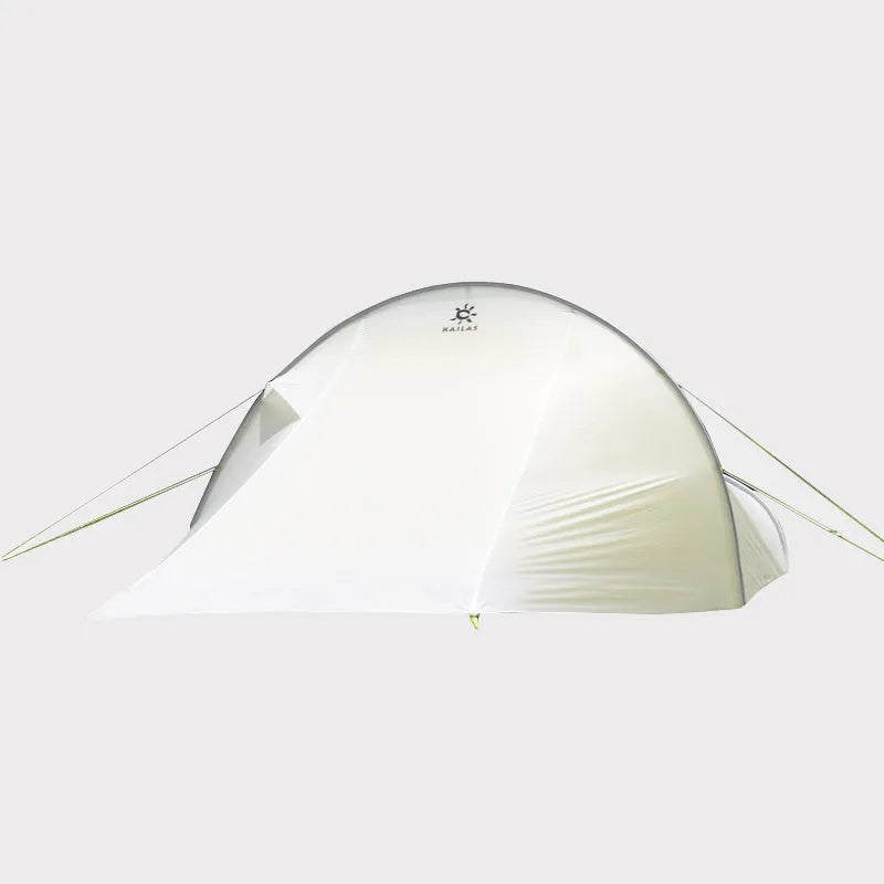 White ultralight two-person hiking tent, double-layer, 230cm x 128cm x 86cm, 700g single or 940g double