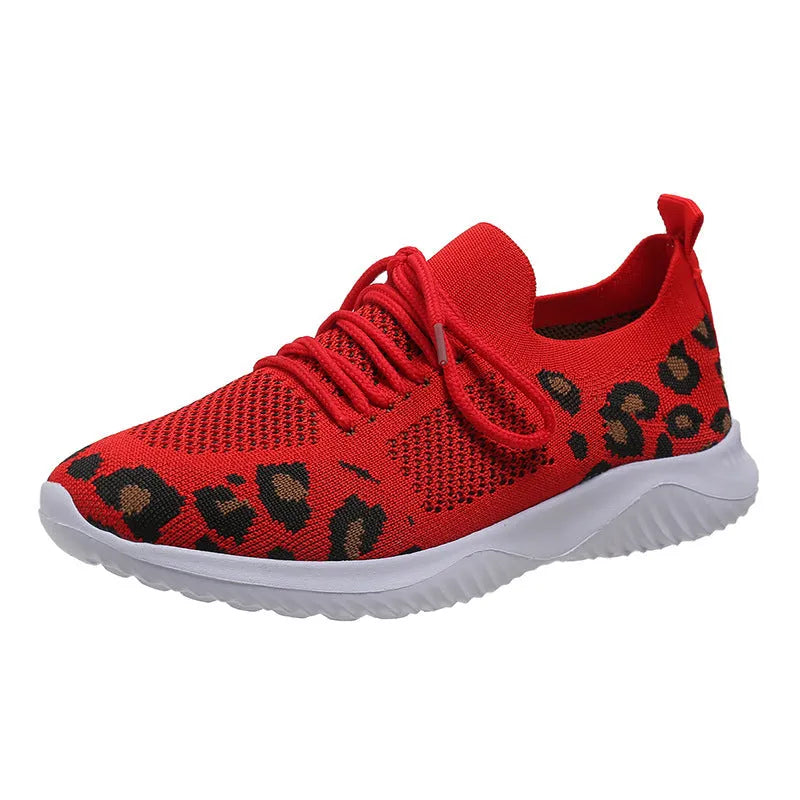 Women's flyknit summer sports casual shoes in white, yellow, white coffee, blue or red, sizes 36 to 41