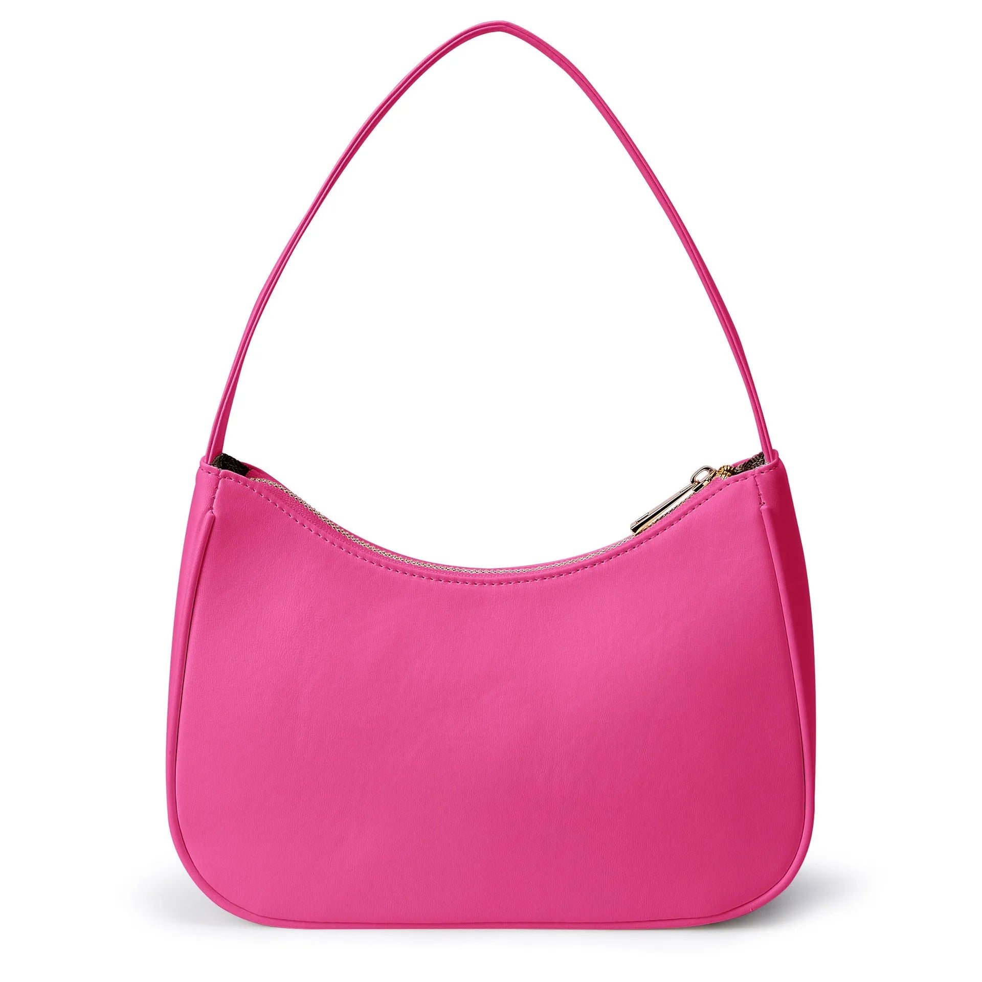 Retro waterproof shoulder bag in multiple colour options including apricot and black-adjustable
