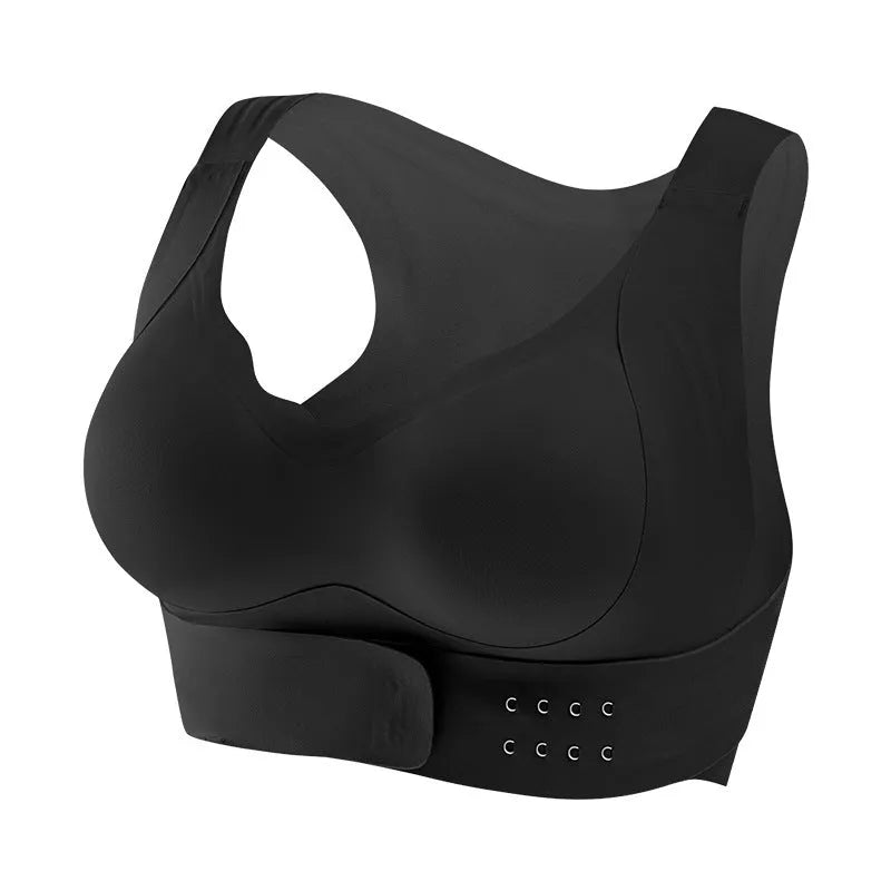 Women's front buckle back shaping bra for cross training and yoga in three colours