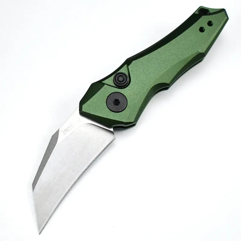 Metal folding pocket knife with 150mm length in black, grey or green colour options