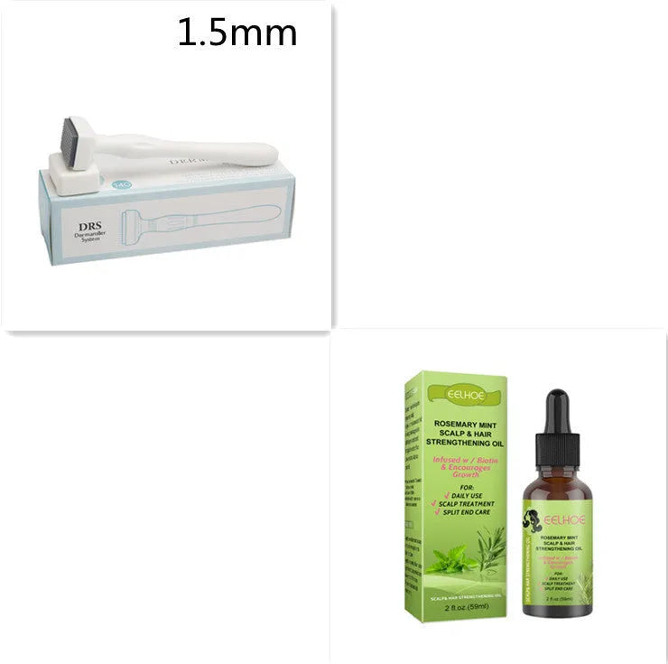 59ml bottle of Rosemary Mint Hair Growth Fluid for scalp nourishment and hair repair