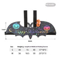 Halloween batwing costume for cats in felt fabric with bat design