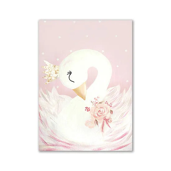 Frameless canvas wall painting in 30x40cm or 40x50cm with Nordic style decorative print
