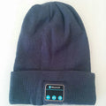 Bluetooth knitted hat with 30MM speakers, dome no-eaves plain weave, red black grey, one size.