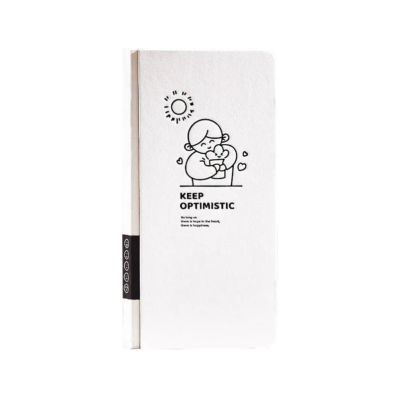 Children's mesh notebook with simple plaid design and paper cover, includes stickers for personalisation