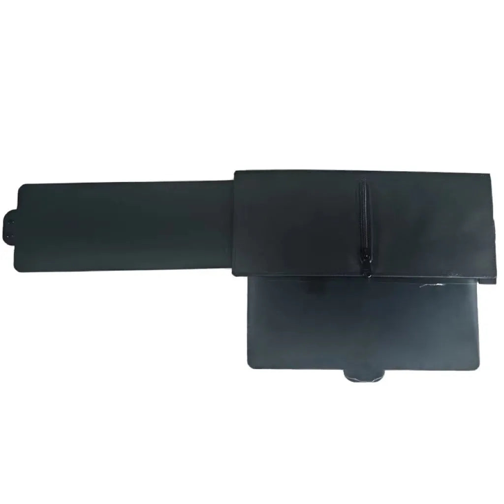 Retractable car sun shade PU leather 31x13cm anti-glare business style solid colour