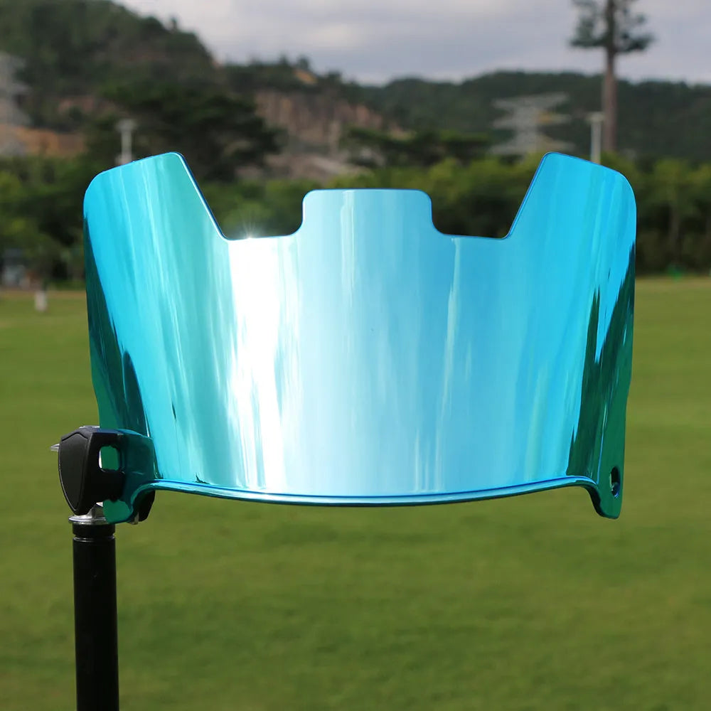 Rugby helmet goggles in multicolour options with tool-free installation system