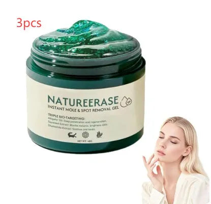 Natureerase Instant Mole Spot Removal Gel 45g tube for facial blemishes