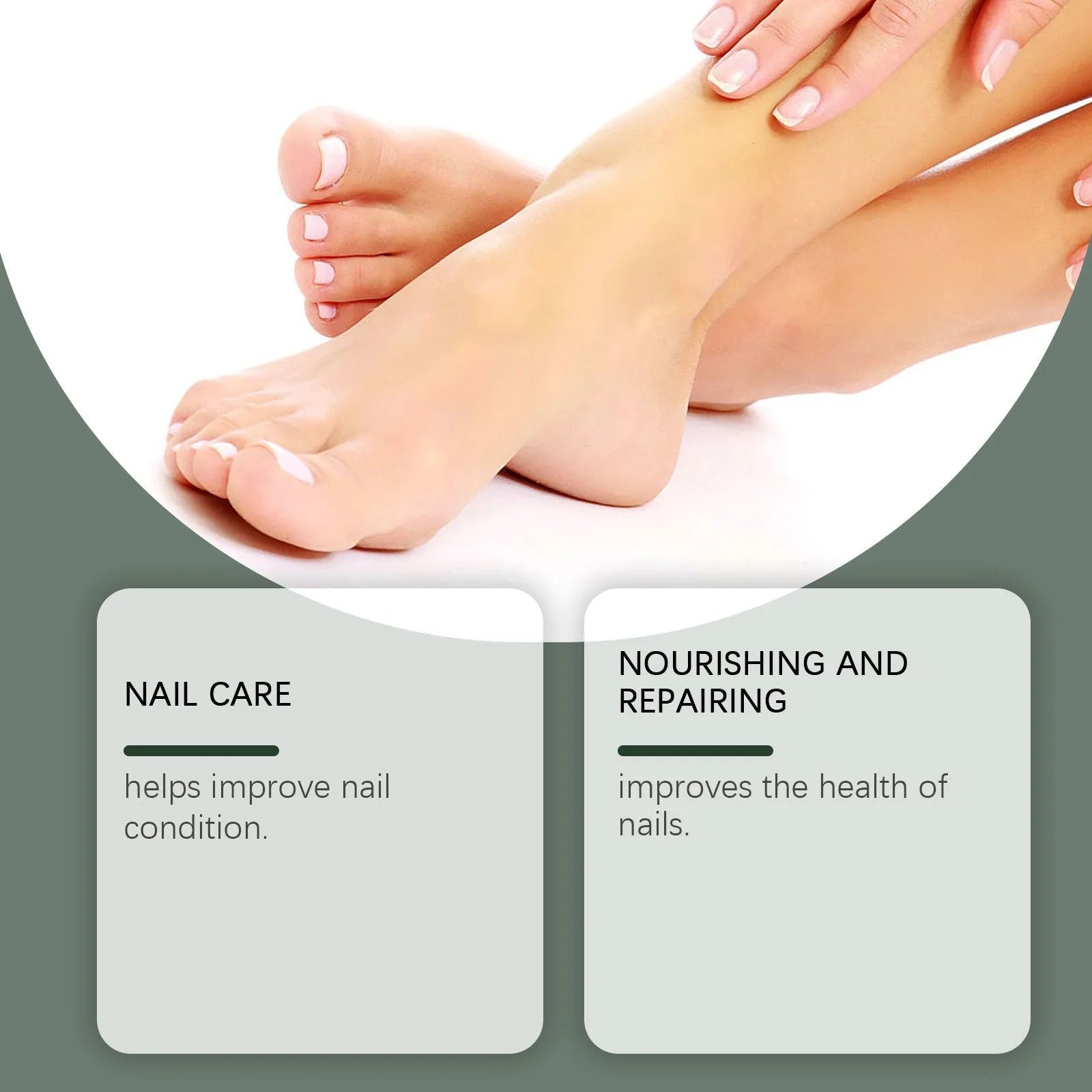 30ml bottle of nail care solution for brightening and nourishing nails