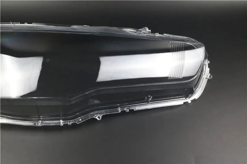 Transparent plastic headlight housing cover for car lighting protection