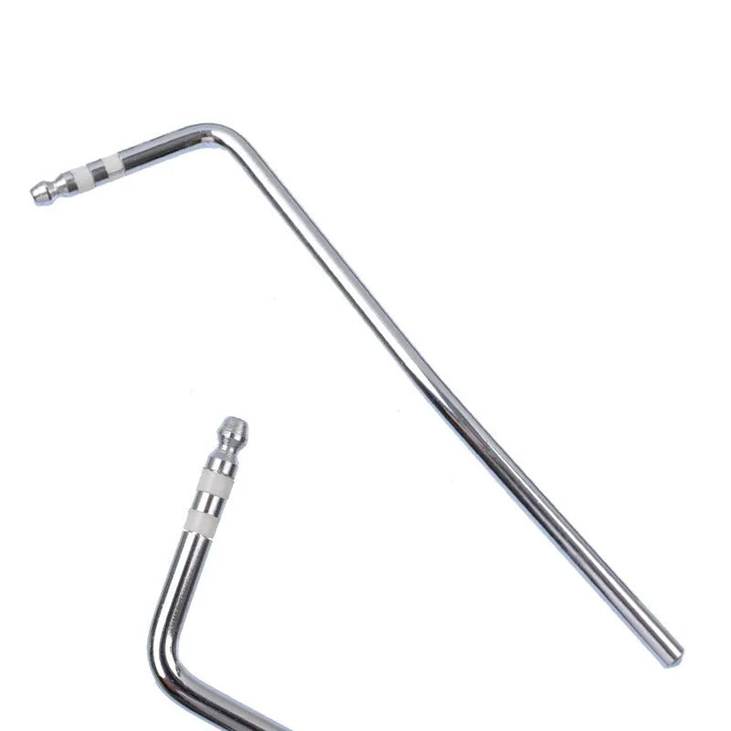 Black, gold, silver, and blue direct plug-in metal tremolo bar for electric guitar