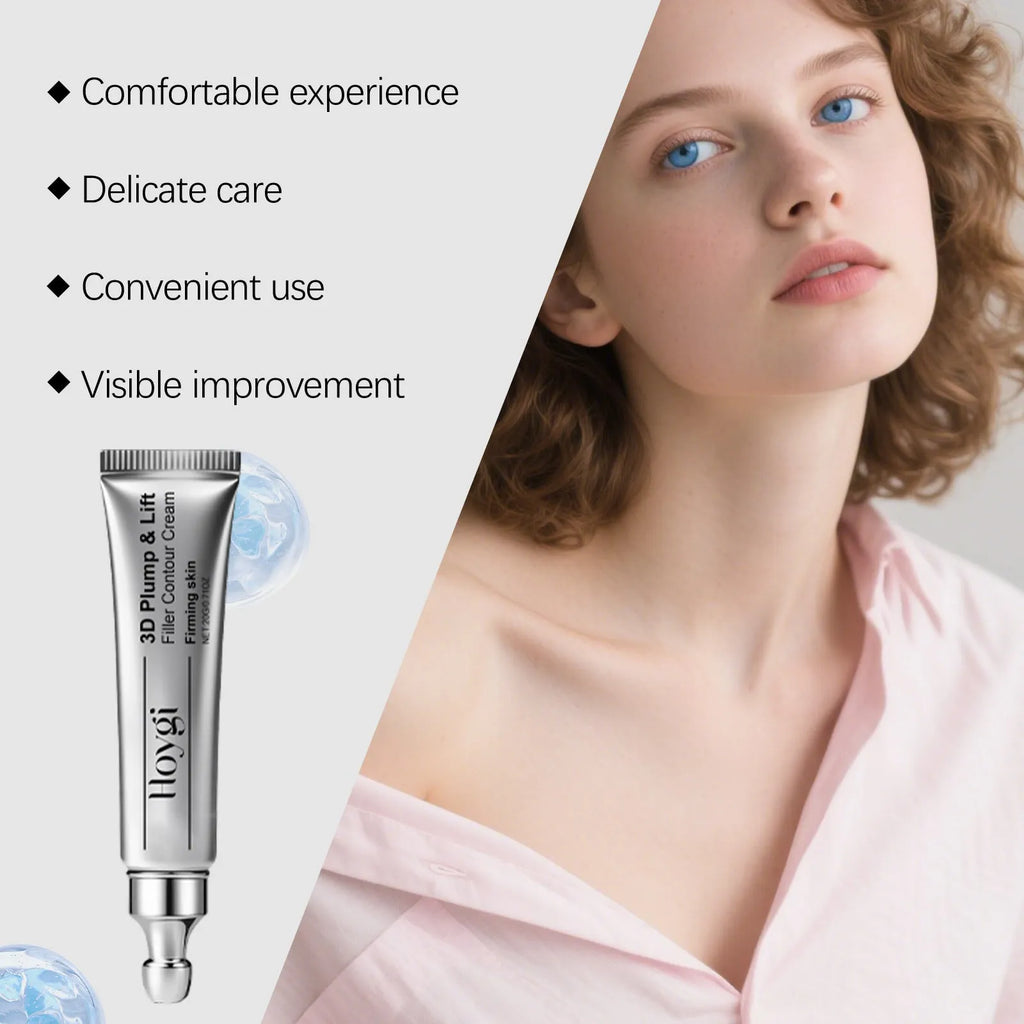 Moisturising and Nourishing Eye Cream tube, 20g net weight, 13.3cm tall.