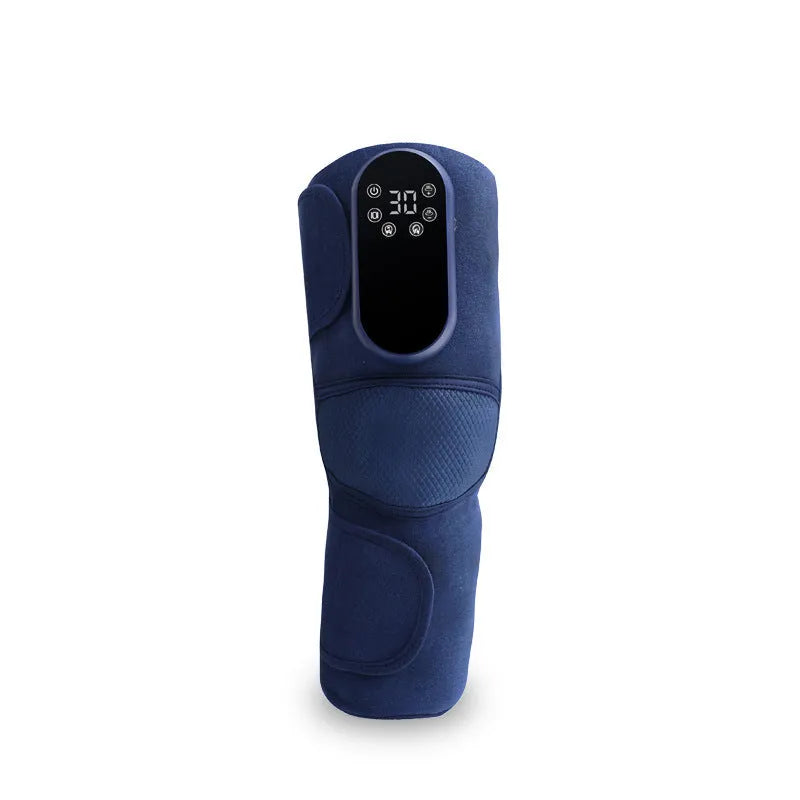 Airbag blue self-heating knee massager with adjustable power control