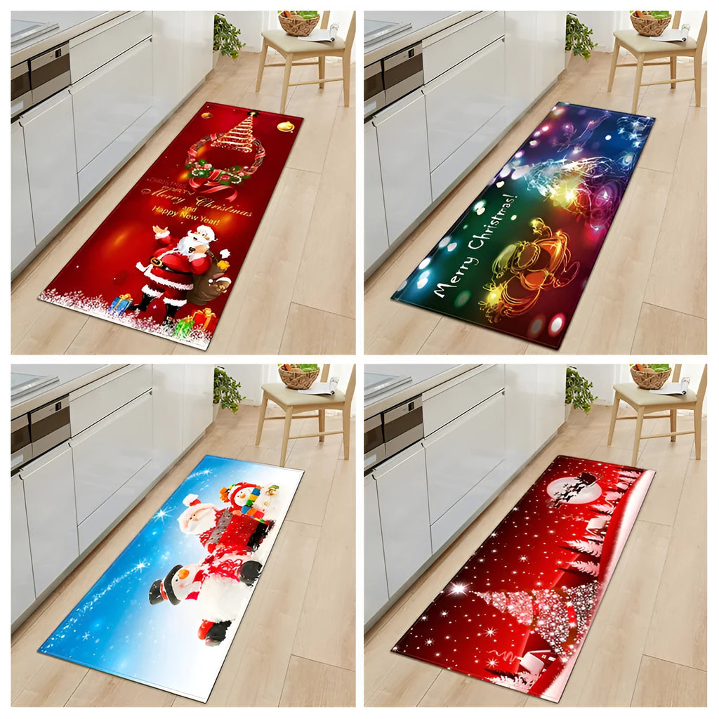 Multicolour cartoon pattern polyester fibre machine-woven floor mat for bathroom entrance and indoor rooms