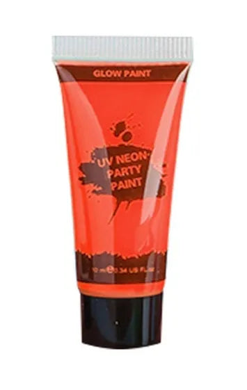 25ml squeezable tube of neon green face and body paint with a hose-style nozzle.