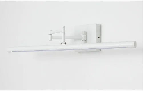 Modern sand black LED bathroom mirror cabinet with integrated lighting on a white wall.