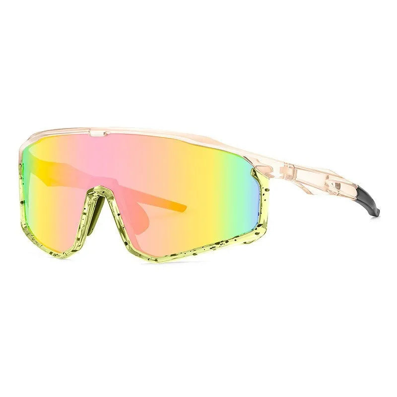 Mountaineering goggles with full frame design and colourful lenses for climbing hiking UV protection