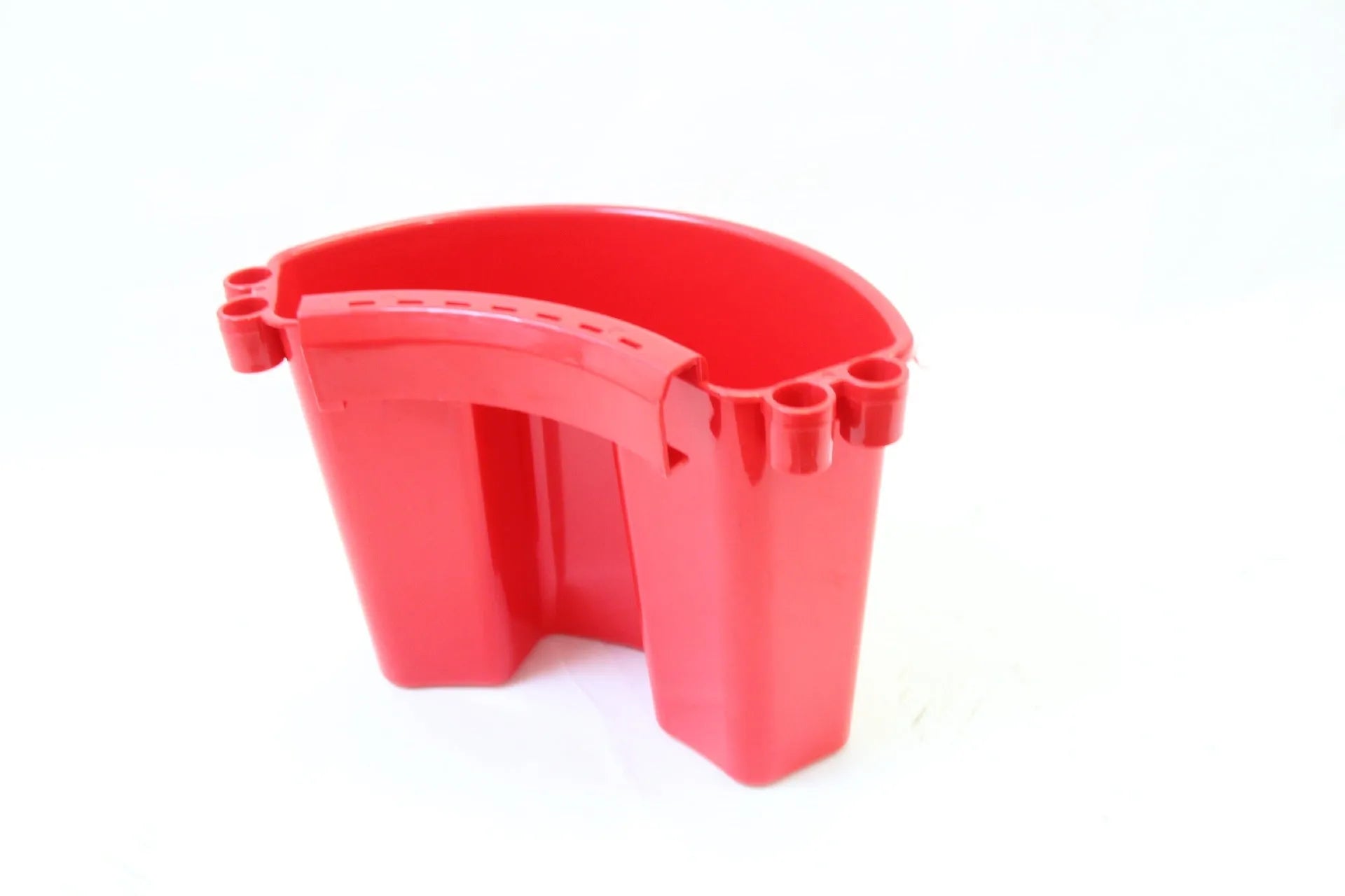 PP plastic car washing bucket in choice of black, red, blue, or pink colours
