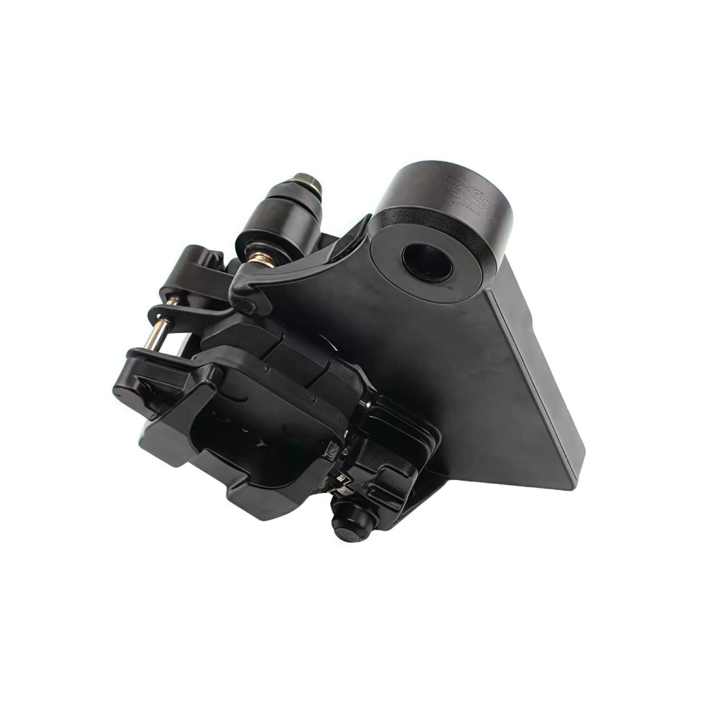 Motorcycle rear brake caliper for Italika 170z 200z 250z, aluminium brake part with 15020282 kn/c㎡ lining hardness