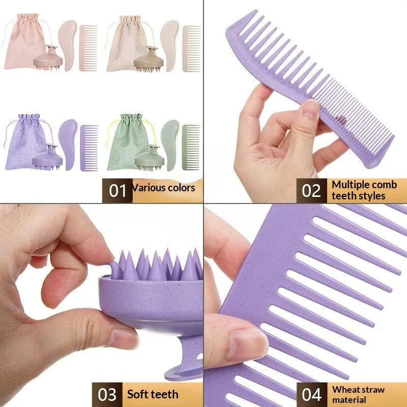 Multi-functional wheat straw shower head massage and cleaning brush in beige colour, 10-15 cm size