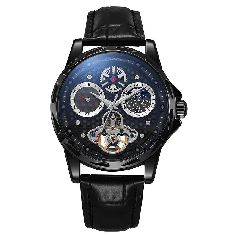 Men's automatic waterproof business watch with luminous hands in multiple colour and strap options