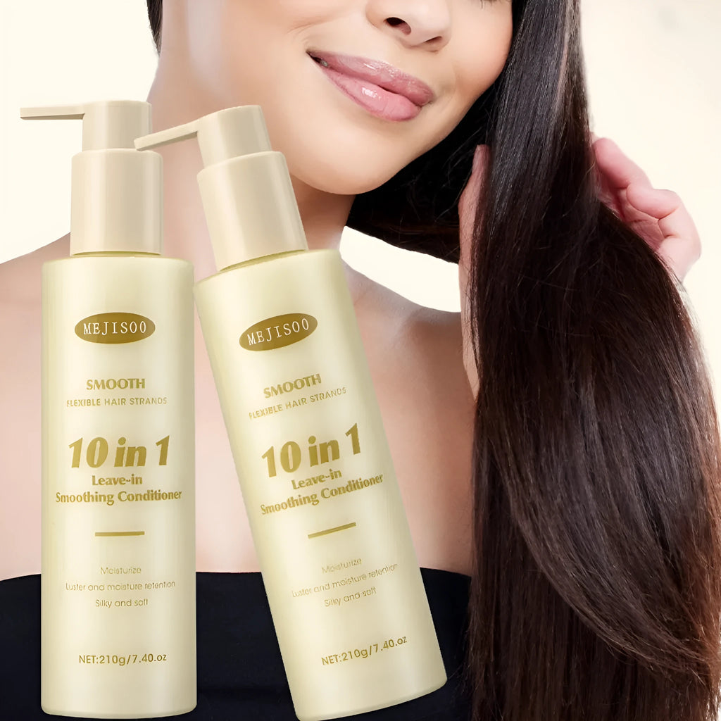 Wash-free 10-in-1 hair conditioner 210g bottle for ladies frizzy hair treatment