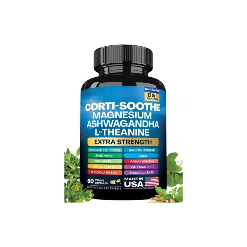Bottle of 60 South African Drunken Eggplant magnesium citrate capsules with vegetarian-friendly shells.