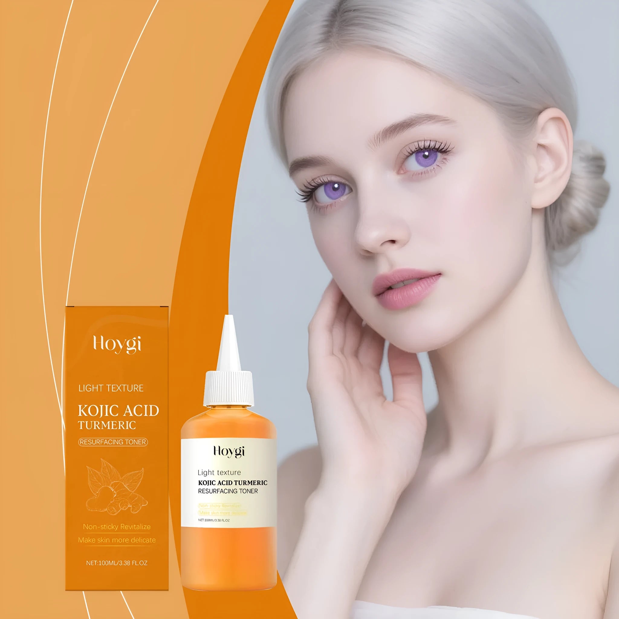 100ml bottle of Turmeric Moisturising Water facial toner