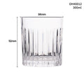 Crystal whiskey shot glass with a thick heavy bottom, shown in one of twelve available colour options.
