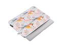 White PU leather waterproof inner sleeve bag for 14 inch laptop.