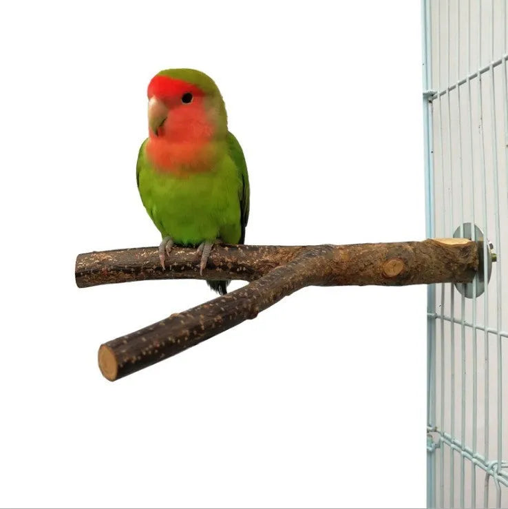 Wood apple branch braided ring bird chew toy for cage, shown in 15cm or 20cm diameter options.