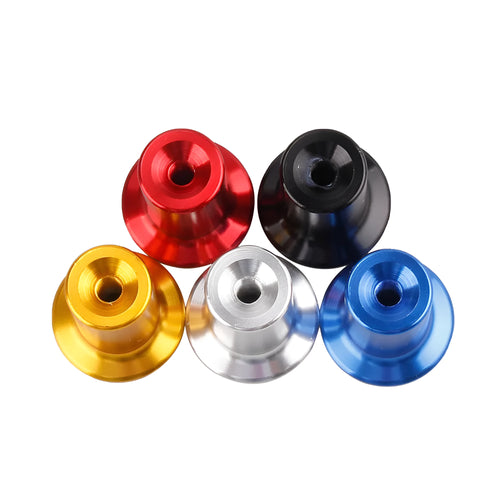 Aluminium alloy drift handbrake cap in gold, silver, black, blue, and red colour options.