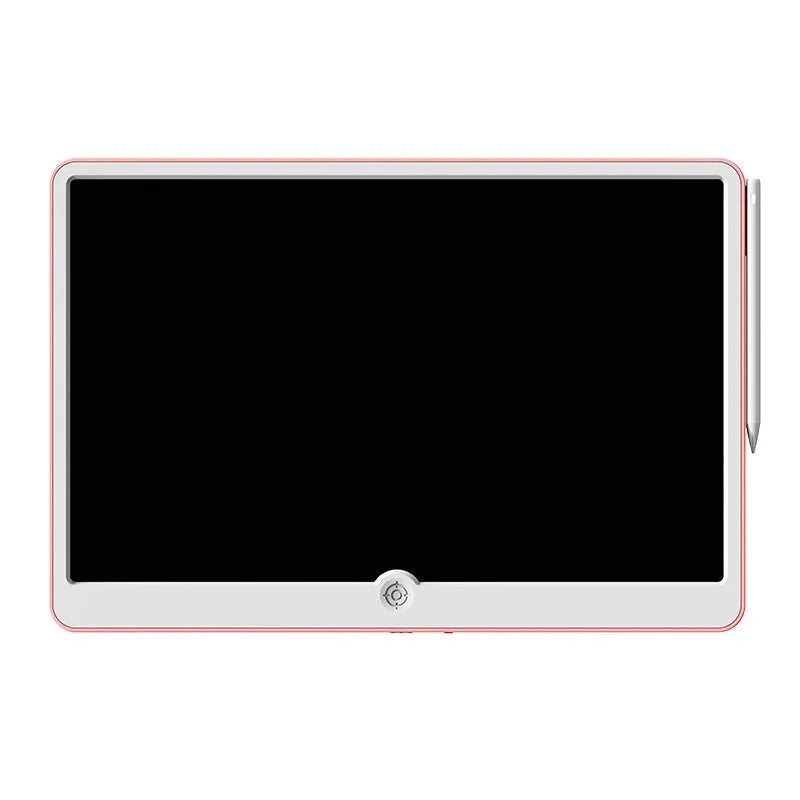 19-inch blue and white LCD drawing tablet for children with stylus on screen