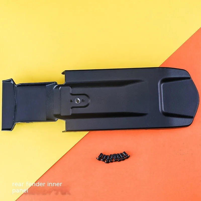Carbon fibre rear mudguard and fender set for light bee electric off-road bicycle