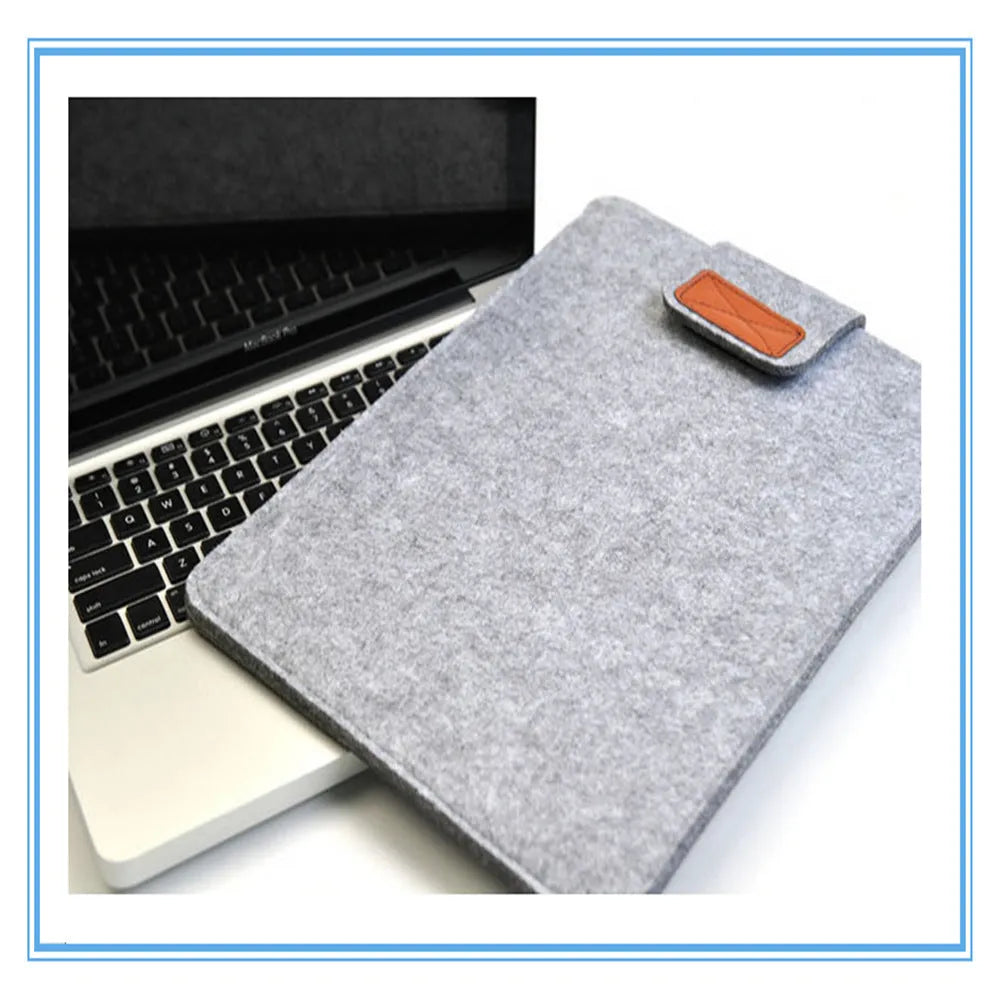 Khaki clamshell laptop clutch bag with frosted finish, open to show plush-lined interior and corner protector.