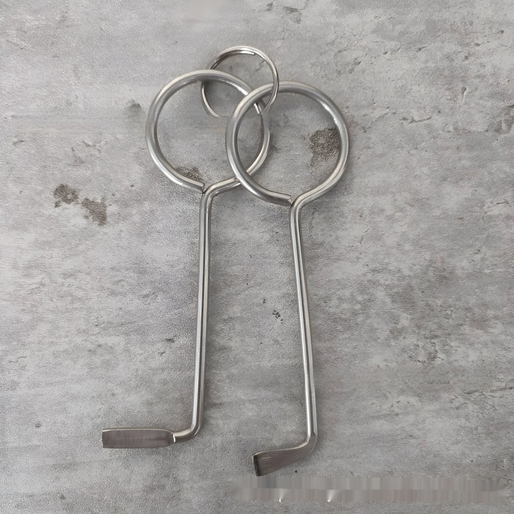 Two adjustable alloy wrench tools from portable universal tool set