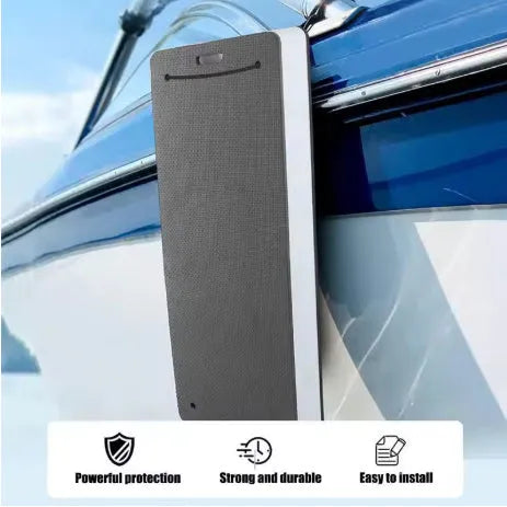 Blue or grey Eva boat fender for anti-collision protection during docking