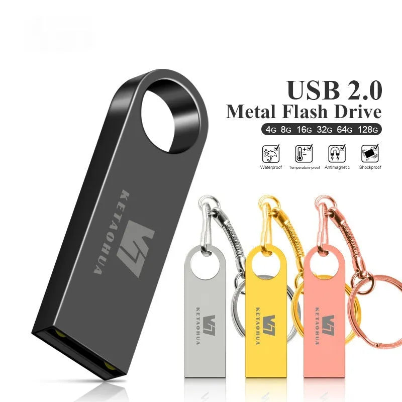 Silver metal car-shaped USB flash drive on a white background showing its compact size and detailed design.