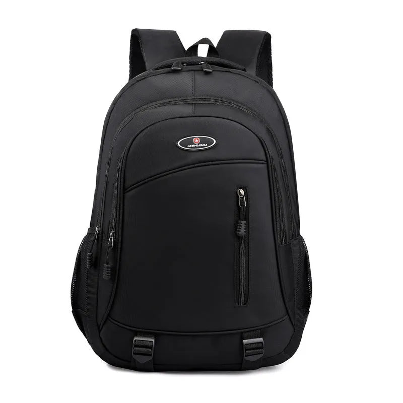 Waterproof nylon school backpack with airpillow straps in four colour options