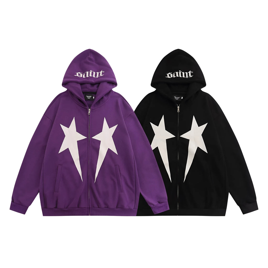 Hip Hop XINGX printed cotton hoodie for men, letters pattern, long sleeve, non-iron, in black colour